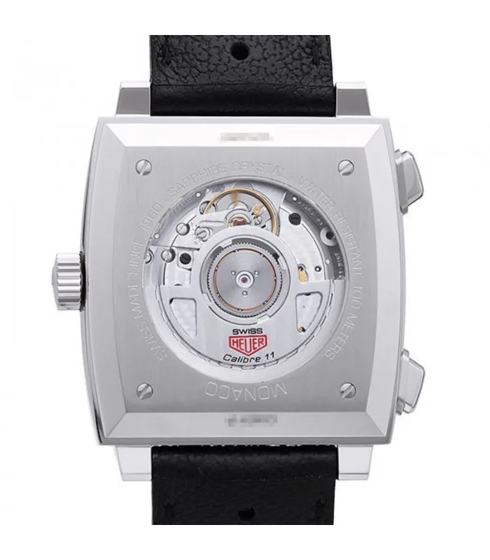 TAG HEUER MONACO CALIBRE 11 часы автоматические часы синий циферблат 39 мм CAW211P. FC6356