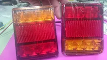 Tail-Light Trailer-Truck Rear-Parts Lamps-Pair Car Led Waterproof 12V 8 for IP65 2pcs