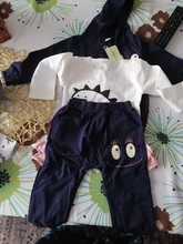 Conjuntos de ropa para bebés, abrigos de algodón a la moda para recién nacidos, tops y pantalones, chándales informales de 3 uds.