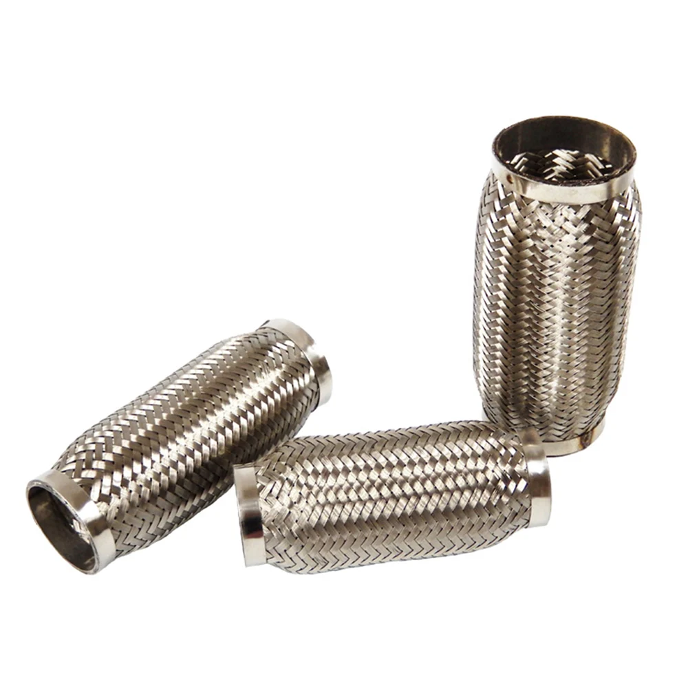 Automobile stainless steel flexible connection exhaust bellows hose high temperature high pressure to eliminate abnormal noise exhaust assembly