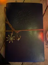 2021 diario Bloc de notas con espiral Bloc de notas Vintage anclas de piratas de cuero de la PU Nota de libro reemplazable papelería regalo viajero diario