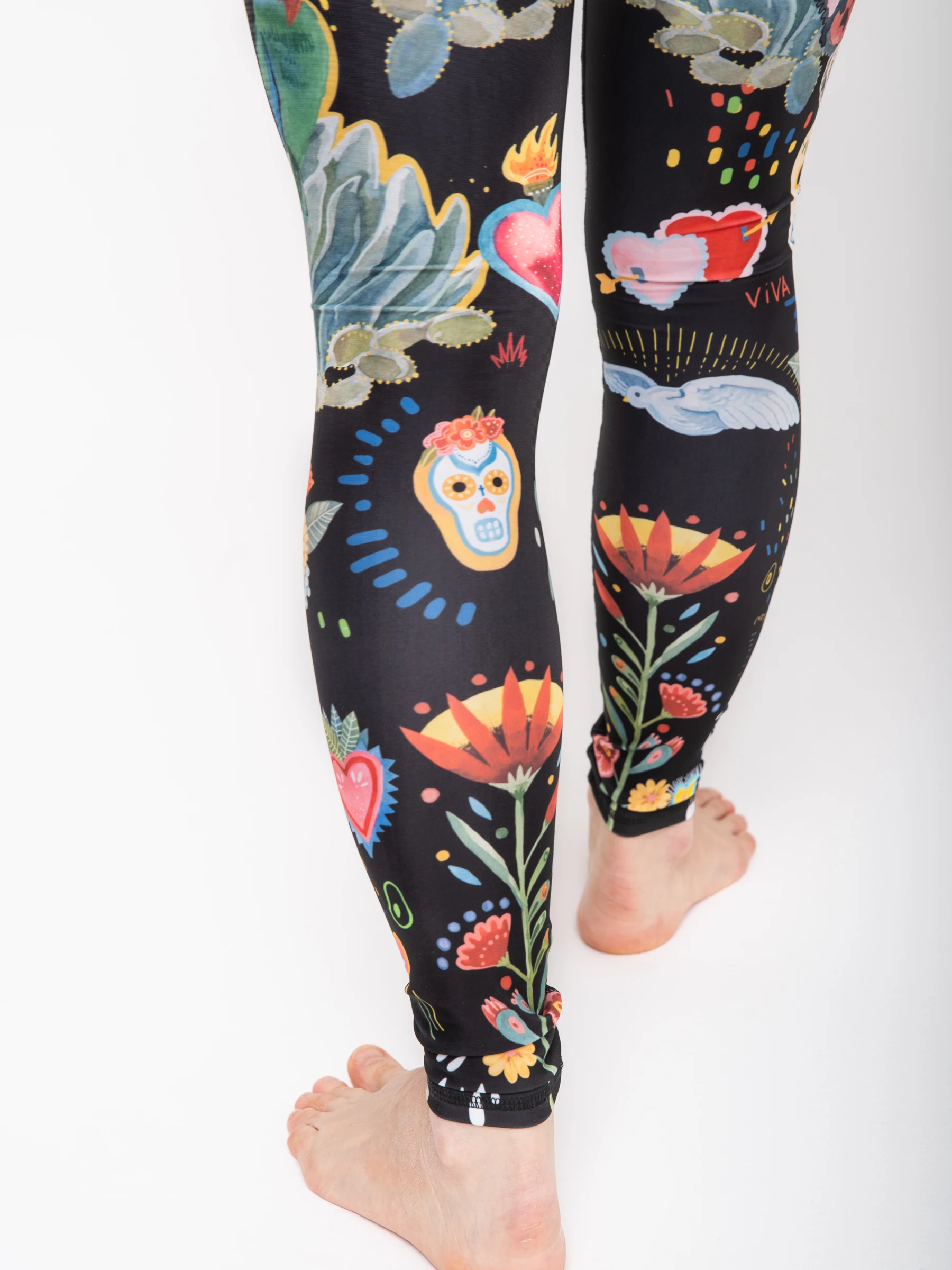 Frida Kahlo workout leggings, yoga 