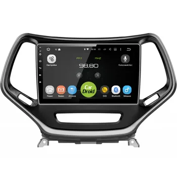 

Native reciever cardroid rd-2202f for Jeep Cherokee (Android 9.0) DSP (+ rear view camera as a gift!)