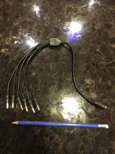 Connector Plug Cable Splitter-Adapter Led-Strip-Light Cctv-Camera Power-1 Male-Way DC