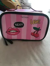 FUDEAM-Bolsa de cosméticos portátil de cuero para mujer, almacenamiento de artículos para la higiene de viaje, bolso organizador, estuche de maquillaje impermeable para mujer