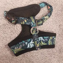 Cute Printed Chihuahua French Bulldog Harness Adjustable Puppy Cat Harness Pet Small