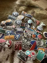 Pegatinas protectoras para ordenador portátil, 50 unids/lote, programador de Hacker CSS, pegatinas para equipaje, nevera, guitarra, resistente al agua