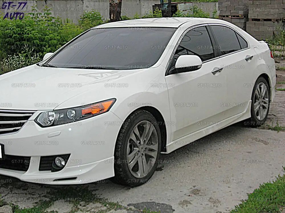 Декоративные накладки на пороги для Honda Accord 8 2008-2012 внешний обвес 1 комплект / 2 шт спорт юбки материал ABS пластик Стайлинг тюнинг Накладка на порог