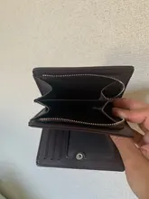 Billeteras cortas para hombre, portatarjetas de negocios, cartera multifunción de cuero PU, bolsillo con cremallera, novedad
