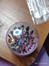Soporte para Portabrocas de 48 agujeros, expositor de taladro de uñas, estante organizador, contenedor, cortador de molino, funda, accesorios de manicura