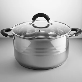 

Pan stainless steel Webber be-199/2 with glass cover
