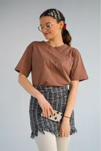 Oversized T-Shirt Tops Short-Sleeve Summer Jumper Basic Loose Soft Female Khaki Women Harajuku