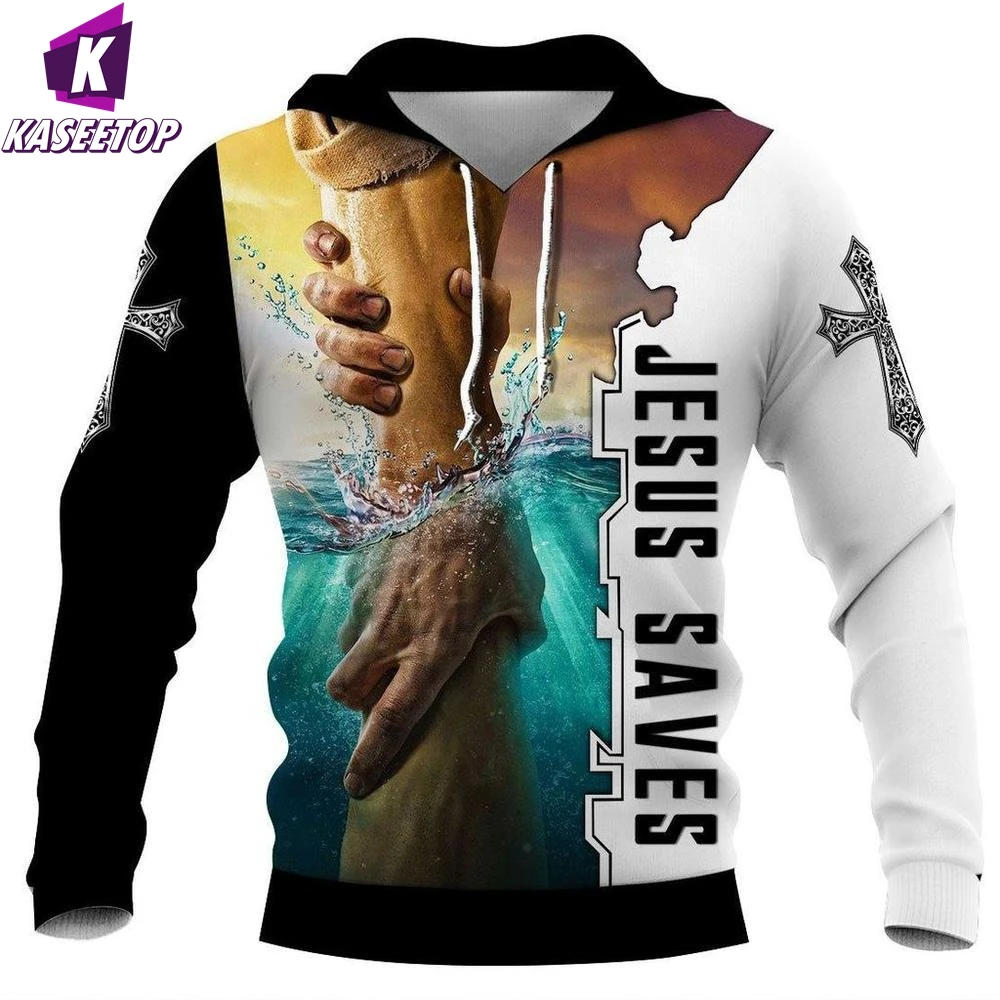

Christian Jesus and Lion Hoodie 3D Printed Harajuku Long Sleeve Hooded Casual Pullover Clothing Man Hoodies Streetwear Outwear