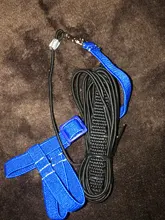 Arnés ajustable para mascotas, correa para loro, cuerda de entrenamiento, banda voladora, correa de adiestramiento al aire libre para caminar