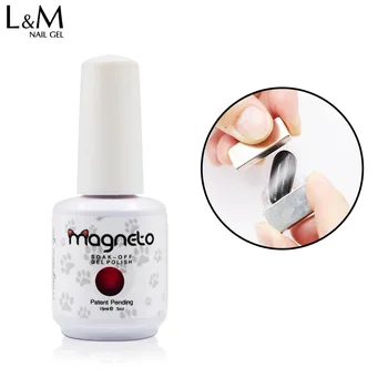 

6pcs color ge Nail Gel Polish Cat's eyes nail gel gel nail (4colors+1Top+1Base )15ml 0.5oz Uv brand