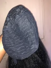 Pelucas de diadema rizadas y rectas Yaki, pelo sintético liso, sin pelucas frontales de encaje para mujeres negras, hechas a máquina de Wigs16-28 pulgadas