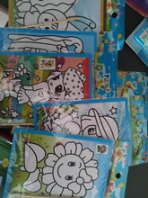 20 piezas de dibujo creativo para niños, juguete educativo para aprendizaje temprano, arte mágico para rascar, bloc para dibujo de arena, tarjetas de pintura, regalos GYH