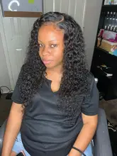 Pelo humano brasileño de 32, 34, 36 y 38 pulgadas, mechones de pelo rizado profundo, Hoho, 100%, pelo humano Natural, doble mechones, 1, 3, 4 mechones, cabello Remy grueso