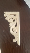 Decorative Furniture Figurines-Crafts Appliques-Frame Corner Wood Carved Wall-Door Floral