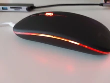 Ratón inalámbrico USB RGB de 2,4 Ghz para ordenador portátil, Mouse ergonómico con Bluetooth 5,2, silencioso, retroiluminado con LED para videojuegos