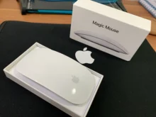 Apple-ratón mágico 2 inalámbrico con Bluetooth, Mouse recargable multitáctil para Mac Book, Macbook Air, Mac Pro, diseño ergonómico