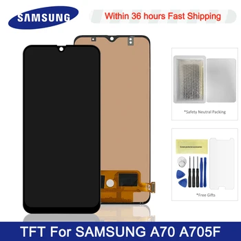 

100% Tested A70 LCD Display For Samsung Galaxy A70 A705 A705F SM-A705F Display Touch Screen Digitizer Assembly Replace Parts