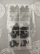 100 Uds 6-12mm 8mm 10mm 12mm plástico negro artesanía ojos de seguridad para muñecas osos de peluche juguete suave haciendo animales Amigurumi Accesorios