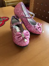Zapatos de cuero para niñas, zapatos de vestir de boda, zapatos de baile de princesa Elsa para niñas, zapatos casuales, Sandalias planas