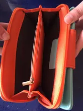 Marcas famosas de diseño de lujo larga billeteras de mujer, titular de la tarjeta de mujer embrague, las mujeres monedero bolsa de dinero cartera Cuzdan Portomonee