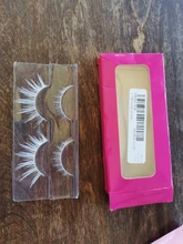 Pestañas postizas blancas para fiestas de Halloween, 2 pares de extensiones de pestañas naturales, blandas y divertidas, para Cosplay, maquillaje para pestañas