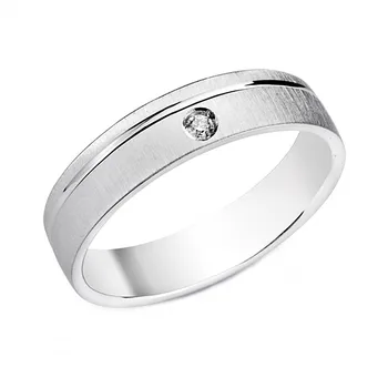 

Alliance 18k white gold bright 5,5mm. [8070GR] -Customizable-RECORDING INCLUDED IN THE PRICE