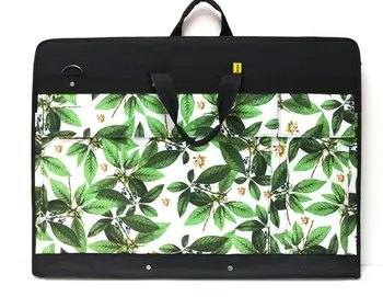 

Folder with zipper velmozha artist A2 fabric "Birch" volumetric, 2 pockets, belt