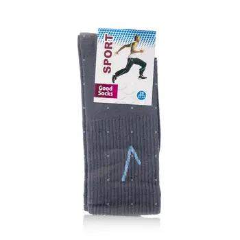 

Knitted socks good socks Sport men's gray p.29