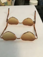 Moderno corazón en forma de aleación montura gafas para muñecas Blythe accesorio de 12 pulgadas nuevo