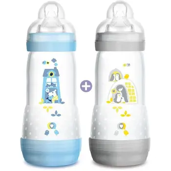 

MAM Easy Start Anti-Colic Bottle - 320ml - Flow Nipple 3-Set of 2-Child