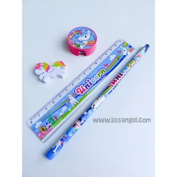 

Set of 4 Pieces of Unicorn Stationery