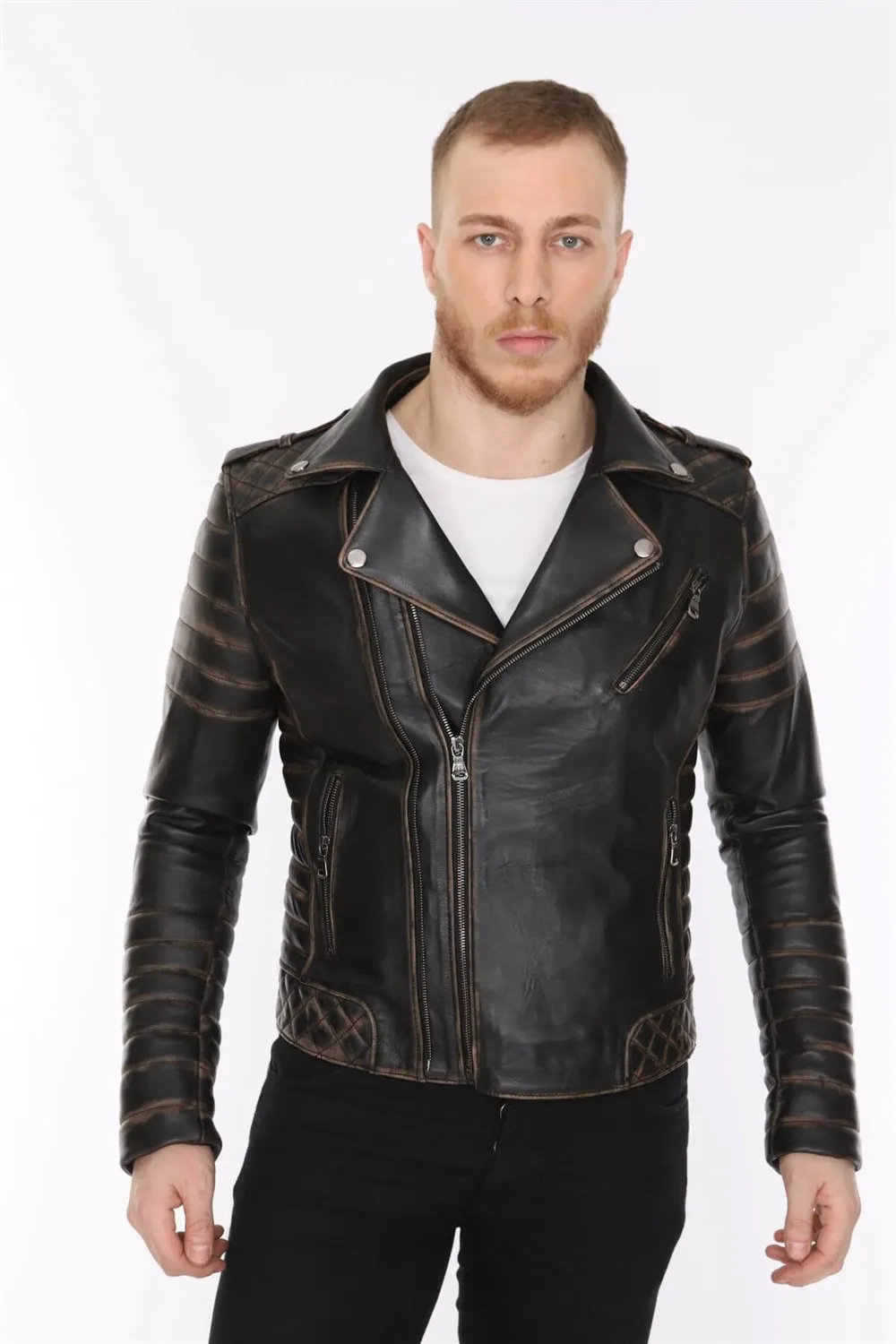 overland coats genuine leather men's jacket sport model original lambskin black colour softy 2022 trend appearance made in turkey e-150130 sheepskin trench coat