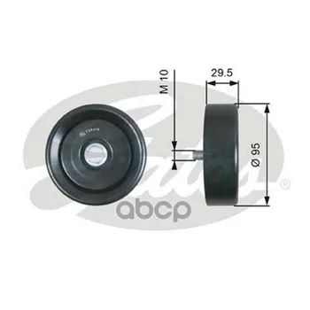 

Belt roller polyklin. Gates art. t36419