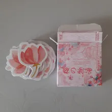 Mohamm-planificador de flores de cerezo japonés, diario de flores, decoración de papel, pegatinas Kawaii pequeñas, diario de álbum de recortes