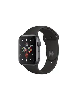 

Apple Watch Series 5 silver 44mm + cellphone sport white strap