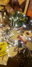 Night-Light Table-Lamp Battery-Operated Bedside Copper-Wire Tree Bedroom Home-Decoration