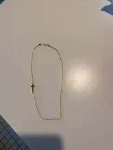 Collar con colgante de Cruz para mujer y hombre, joyería de acero inoxidable religioso, Gargantilla chapada en oro y plata, collar de fe