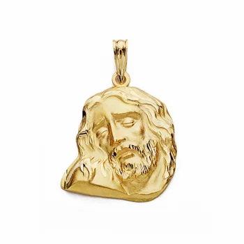 

Head face Christ 18k Gold 23mm. [AA2439]