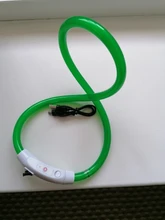 Collar con brillo luminoso para perro, gargantilla con luz led recargable, nocturna e intermitente, con iluminación de seguridad y carga usb para mascota