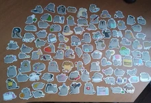 100 unids/pack Kawaii grueso gato diario impermeable decorativo papelería pegatinas artesanales Scrapbooking DIY álbum diario