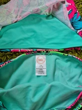 4-18Y niñas traje de baño adolescente set de Bikini de niños flores tropicales de los niños traje de niñas de natación trajes de alta calidad abrigos