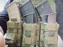 Bolsa táctica Molle para munición M4 M14 AK Airsoft, estuche de bolsillo abierto para Rifle, estuche para pistola Mag, accesorios de caza