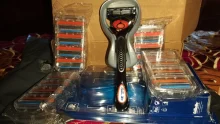 Gillette Fusion Proglide-máquina de cuchillas de afeitar para hombre, casetes de Cuchillo DE SEGURIDAD DE 5 capas con cuchillas reemplazables