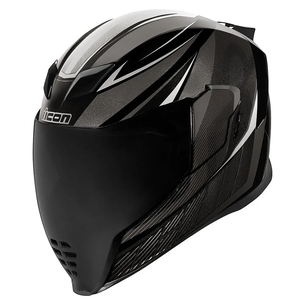 Icon Airflite QB1 черный мотошлем(цвет: черные, размер: s