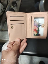 Billetera corta con cremallera para mujer, monedero con paneles a la moda, tarjetero de cuero